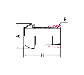 VT ガスネジ(PT)・サニタリーネジ(IDF)タイプ雄の図面